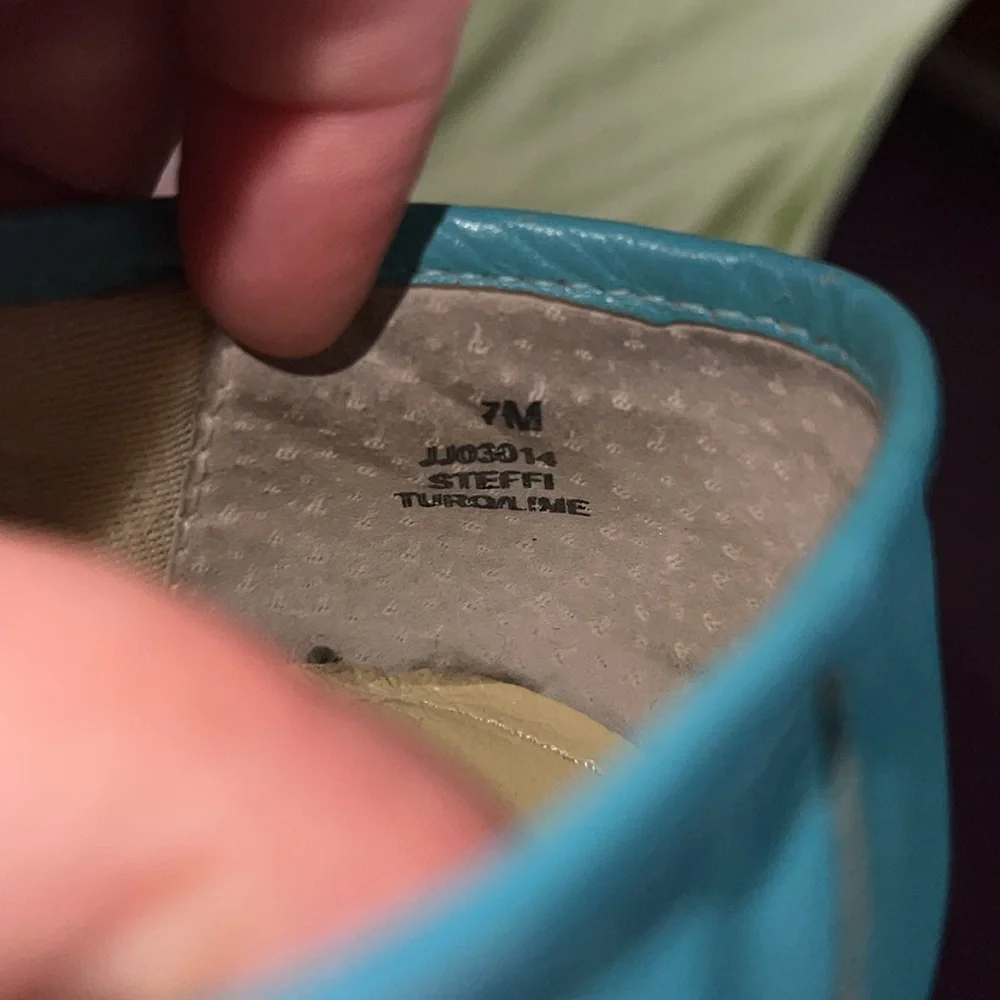 Vintage teal and green shoes - Picture 9 of 9